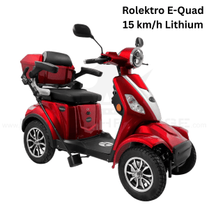 Rolektro Seniorenfahrzeug E-Quad Elektromobil 15 km/h Führerscheinfrei