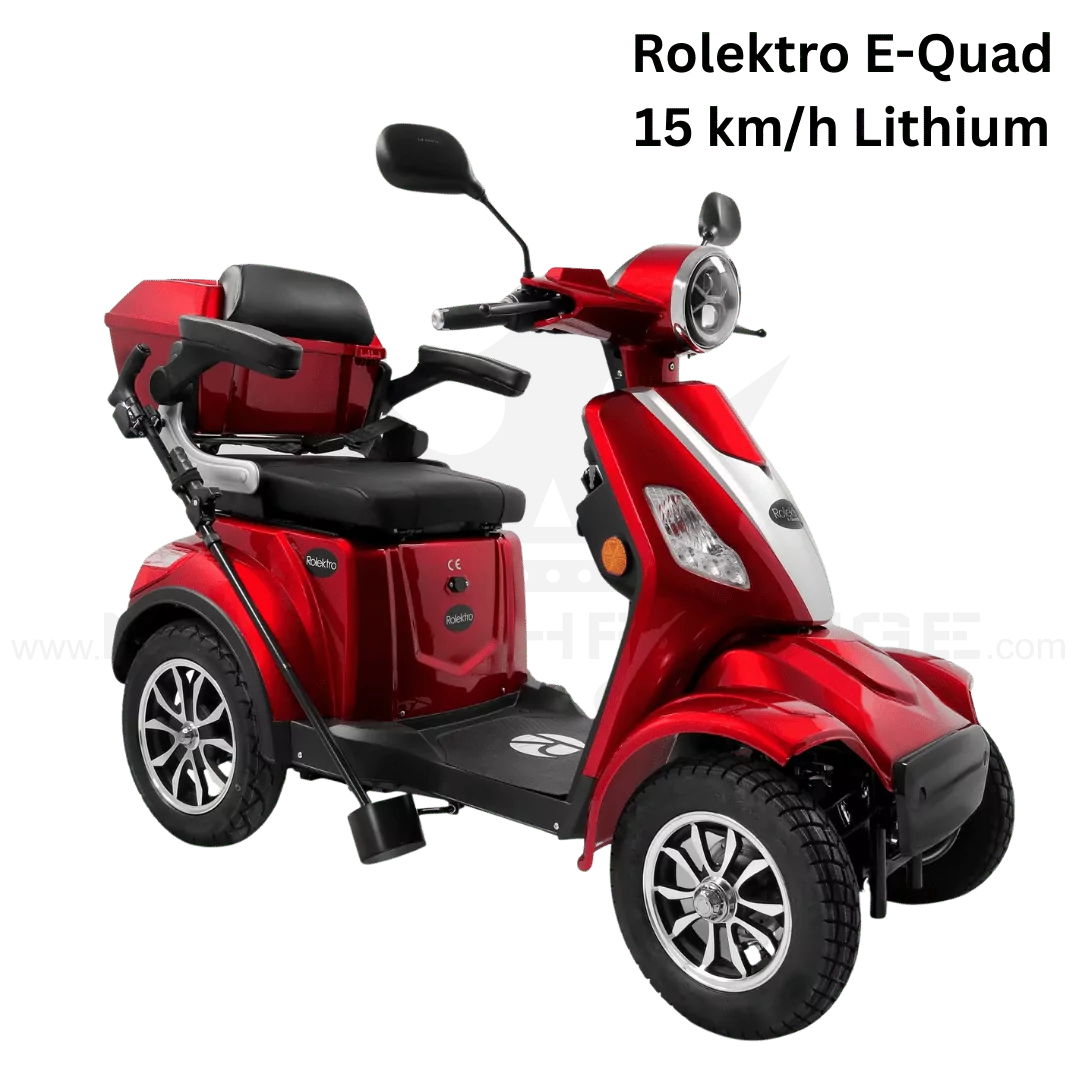 Rolektro Seniorenfahrzeug E-Quad Elektromobil 15 km/h Führerscheinfrei