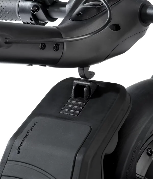 epowerfun ePF-2 Pro mit Wechselakku system. Bester escooter 2025 geklappt