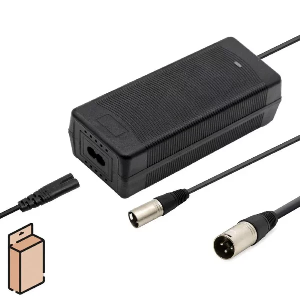36V Ladegerät mit 42V Ladeschlusspannung und XLR Stecker