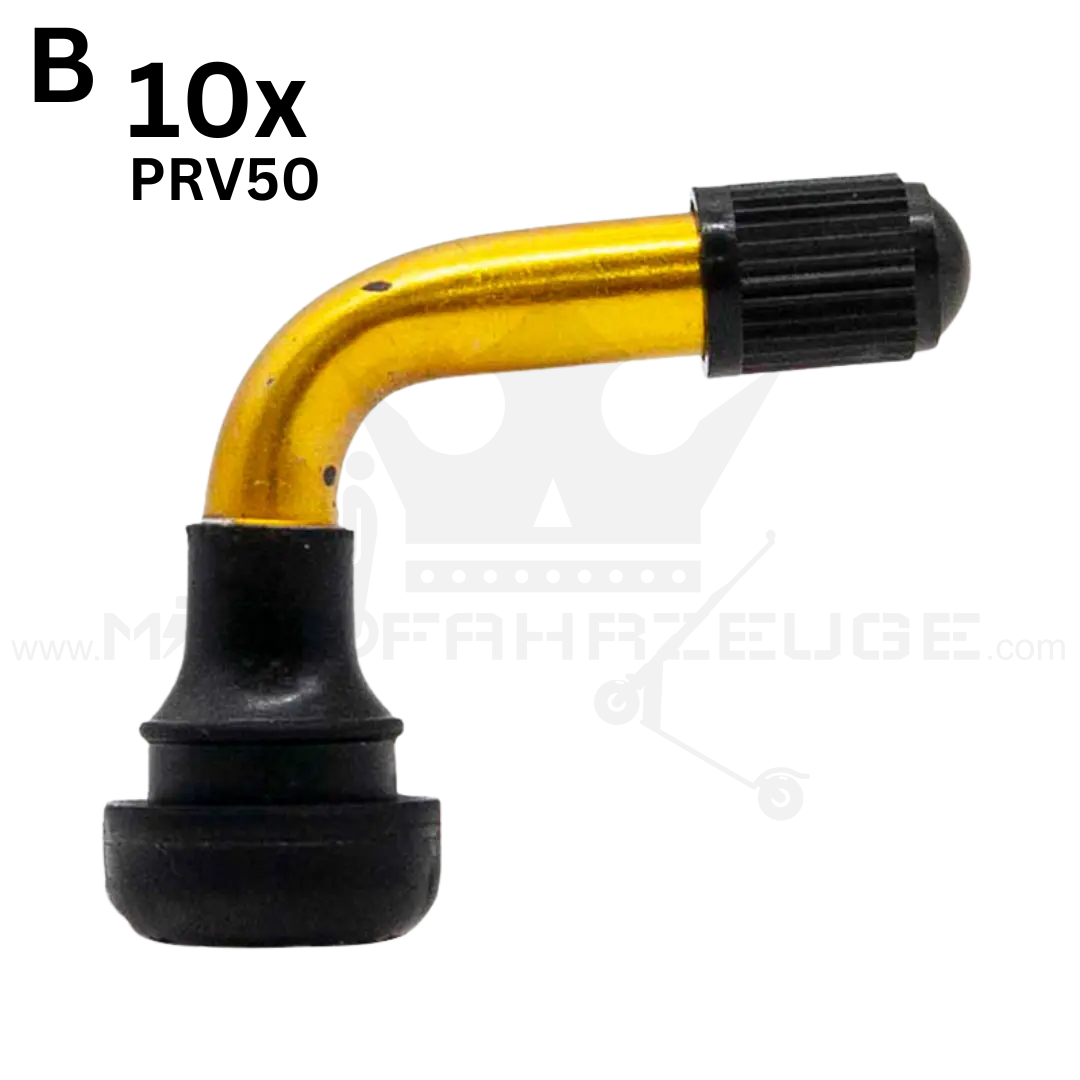 Produktbild von 2x Schlauchloses Reifenventil 44 Mm – Vollkupfer, Anti-Explosion, EPDM-Dichtung, Für Fahrrad & Roller, PVR40/PVR70 Kompatibel – Farbe Blau
