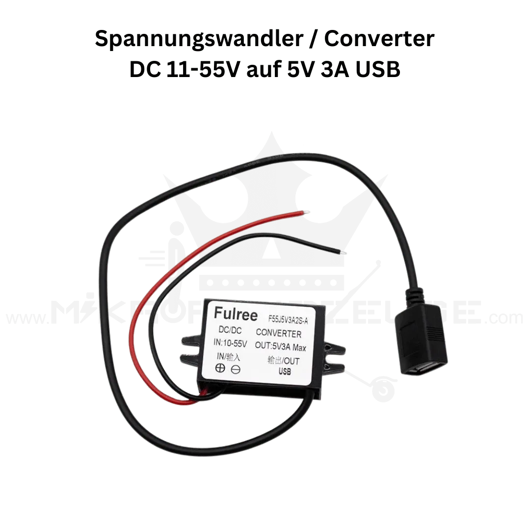Spannungswandler Converter DC 11-55V auf 5V 3A USB