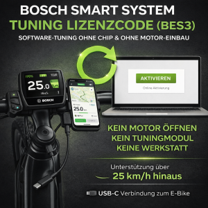 Bosch Smart System Tuning E-Bike Lizenzcode Tuning