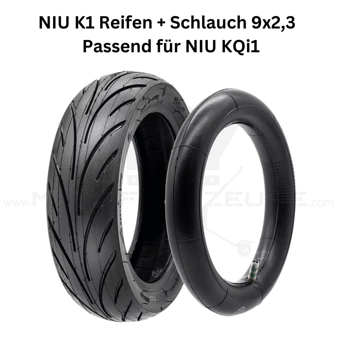 NIU K1 Reifen + Schlauch 9x2,3 Passend für NIU KQi1