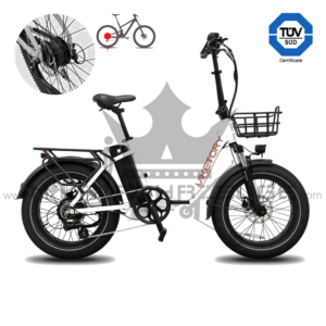GRANIT Faltbares Elektrofahrrad Fatbike – 250 W Damen E-Bike – Frontansicht