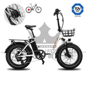GRANIT Faltbares Elektrofahrrad Fatbike – 250 W Damen E-Bike – Frontansicht