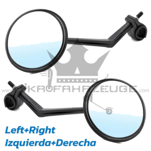 Rückspiegel Set links & rechts für E-Scooter – 2 Stück – Frontansicht