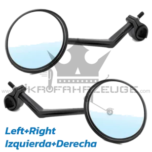 Rückspiegel Set links & rechts für E-Scooter – 2 Stück – Frontansicht