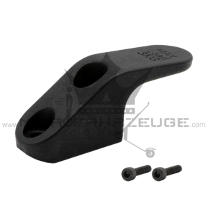 Xiaomi Scooter 5 / 5 Max / 5 Pro Vorderhaken Schwarz – Frontansicht