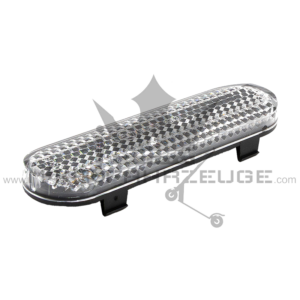 Xiaomi Scooter 5 Plus Reflektor Silber – Original Zubehör – Frontansicht