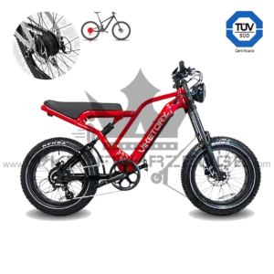 Commando E-Fatbike – Elektro-Fahrrad mit Fettreifen 250W – Frontansicht