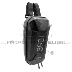 eRider360 Deluxe Lenkertasche für E-Scooter & E-Bike – Frontansicht