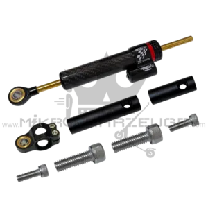 Lenkungsdämpfer Carbon-Optik für E-Scooter inkl. Adapter – Frontansicht