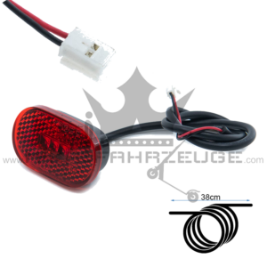 Ninebot Rücklicht 5V – E22 / E25 / E45 Original – Frontansicht