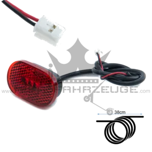 Ninebot Rücklicht 5V – E22 / E25 / E45 Original – Frontansicht