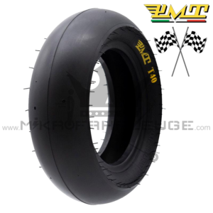 PMT T40 Slick Tubeless Reifen 90/65-6,5 für E-Scooter – Frontansicht