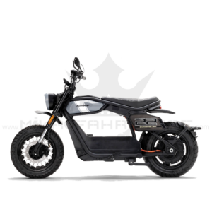 Coopop Scrambler – Elektro-Scrambler mit 120 km Reichweite – Frontansicht