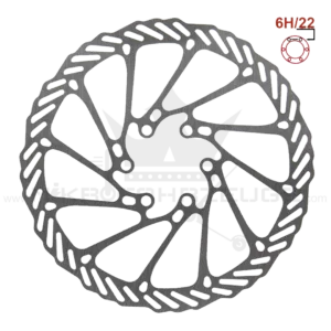 G3 Bremsscheibe 6-Loch – 160 mm & 180 mm für E-Scooter – Frontansicht