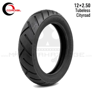 Reifen 12x2,5 Xiaomi Mi6 Max – Tubeless Cityroad – Frontansicht