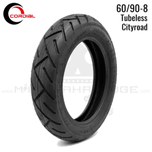 Reifen 60/90-8 Xiaomi Mi5 Plus – Tubeless Cityroad – Frontansicht