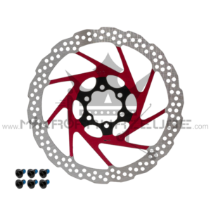 Bremsscheibe V2 6-Loch 180 mm für E-Scooter – 5 Farben – Frontansicht