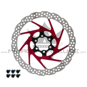 Bremsscheibe V2 6-Loch 180 mm für E-Scooter – 5 Farben – Frontansicht