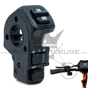 Kukirin G2 Pro / G2 Max Lenkerschalter – Bedieneinheit – Frontansicht