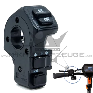 Kukirin G2 Pro / G2 Max Lenkerschalter – Bedieneinheit – Frontansicht