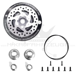 Monorim MD Motorabdeckung – Heckmotor-Einbau (Doppelmotor) für Xiaomi Pro / Pro 2 (schwarz)