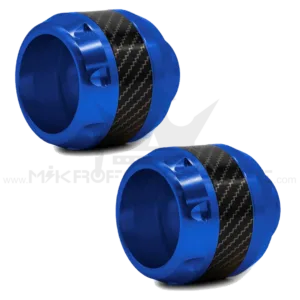 Sturz-Pad E-Scooter mit Carbon-Zierband – 2er-Set – Frontansicht