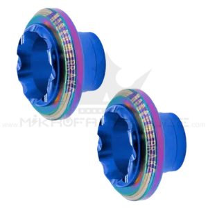 Sturz-Pad E-Scooter Set – Alu & Gummi, 2 Stück – Frontansicht
