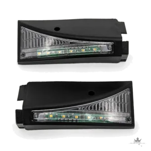 Blinker 12–72 V für Kugoo M4 – Schwarz – Frontansicht
