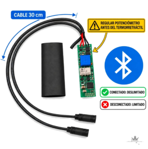 Ecoxtrem Armored Deimos Bluetooth Geschwindigkeitsregler – Frontansicht
