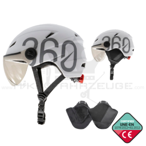 GLOOB Urban Helm Weiß/Grau