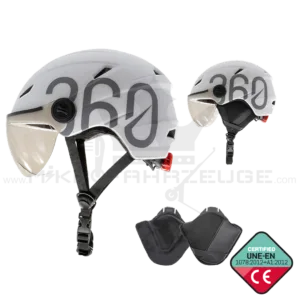 GLOOB Urban Helm Weiß/Grau