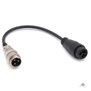 GX16 auf LP-16 Adapter – Ladeanschluss Konverter – Frontansicht