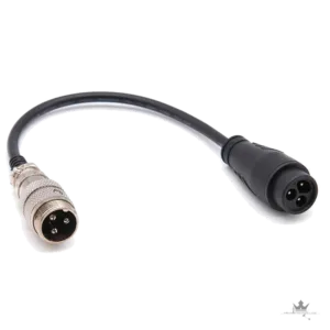 GX16 auf LP-16 Adapter – Ladeanschluss Konverter – Frontansicht