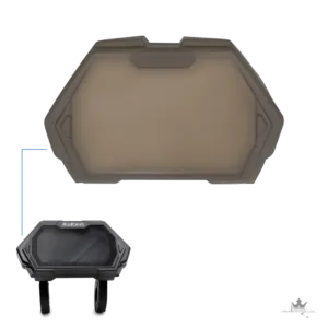 Kukirin G2 Pro / G3 Pro Display-Schutzabdeckung – Schwarz – Frontansicht