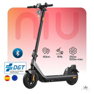 NIU KQi2 Pro E-Scooter – 40 km Reichweite, 300 W – Frontansicht