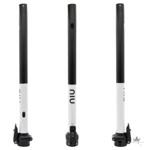 NIU KQi3 Sport Lenksäule Mast – Weiß Original – Frontansicht