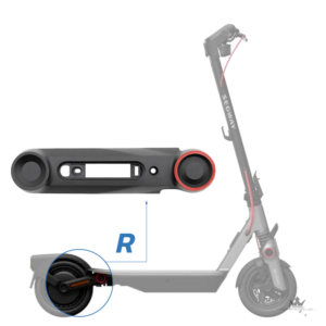 Segway-Ninebot F3 E Seitenverkleidung hinten rechts – Frontansicht
