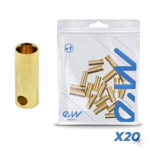 Bananenstecker 5,5 mm für Dualtron – 20 Stück Set – Frontansicht