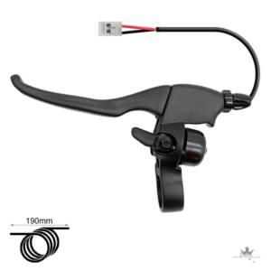 Cecotec Bongo Y65 / Y45 – Bremshebel links mit Klingel – Frontansicht