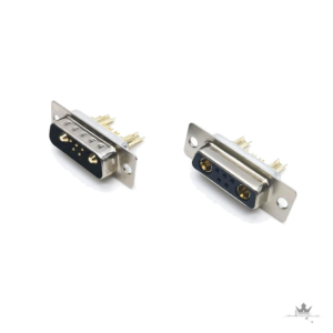 D-SUB 7-Pin Stecker für Cecotec Bongo Serie A – 5M/5F – Frontansicht