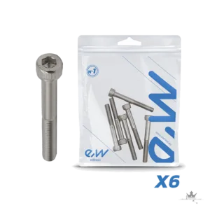 Dualtron Mini Mastsschrauben – M6 Schraubenset (6 Stück) – Frontansicht