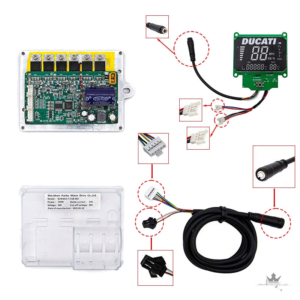 Ducati KC9 Controller 36V 15A 550W – Original Elektronik-Kit – Frontansicht