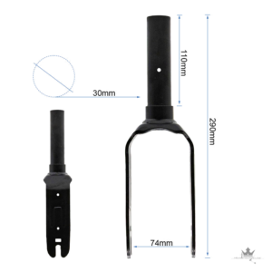 Navee N20 / N40 Gabel – Starrgabel Original Ersatz – Frontansicht