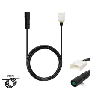 Navee N65 Display-Kabel wasserdicht – 95 cm Verbindungskabel – Frontansicht