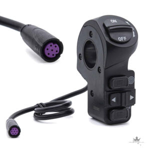 Smartgyro Crossover Lenkerschalter – Blinker, Licht, Hupe – Frontansicht