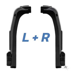 Wispeed T850 Gabelverkleidung links & rechts – Original – Frontansicht